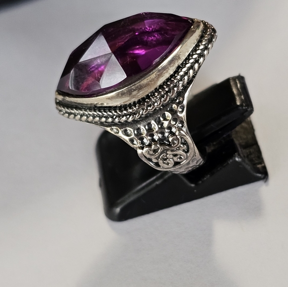 Bohemian Bali Legacy Lilac Quartz Ring Size 5! - Picture 4 of 14